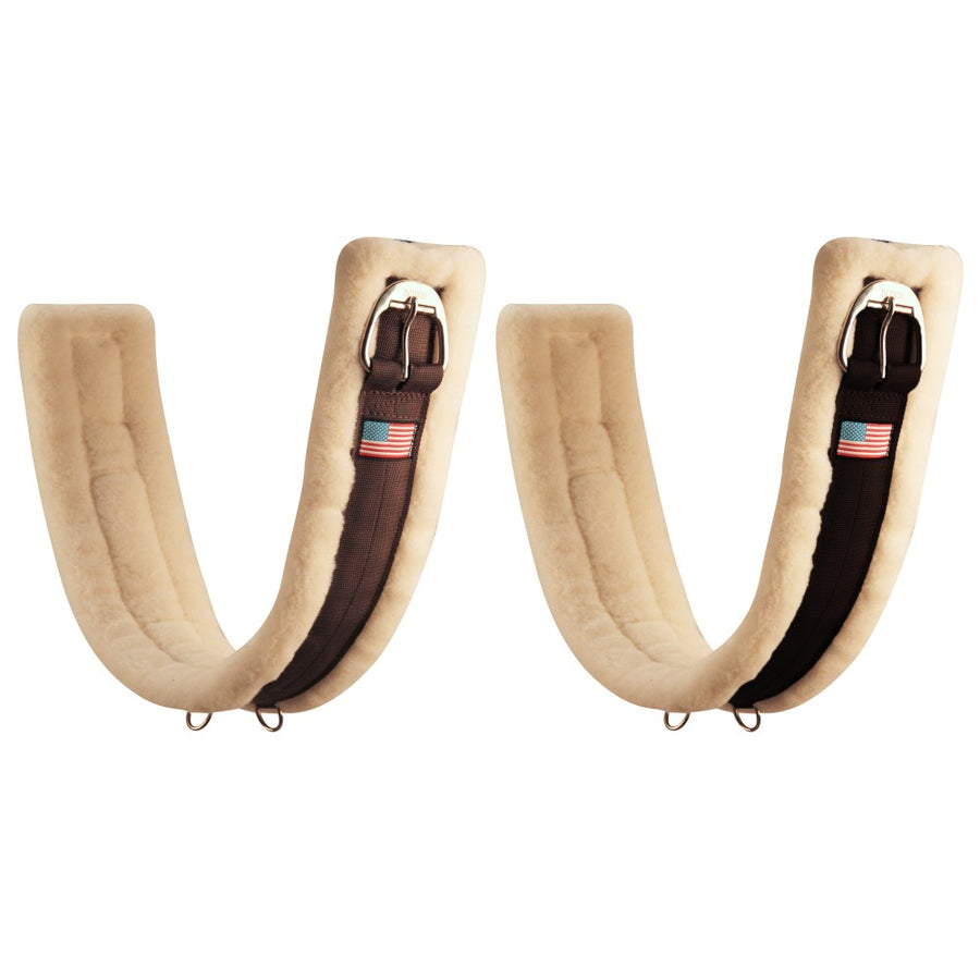 Toklat H. Cinch Roller Buckle Deluxe Wool Back Natural Made In Usa – by Hilason – Cowboy and equestrian accessories