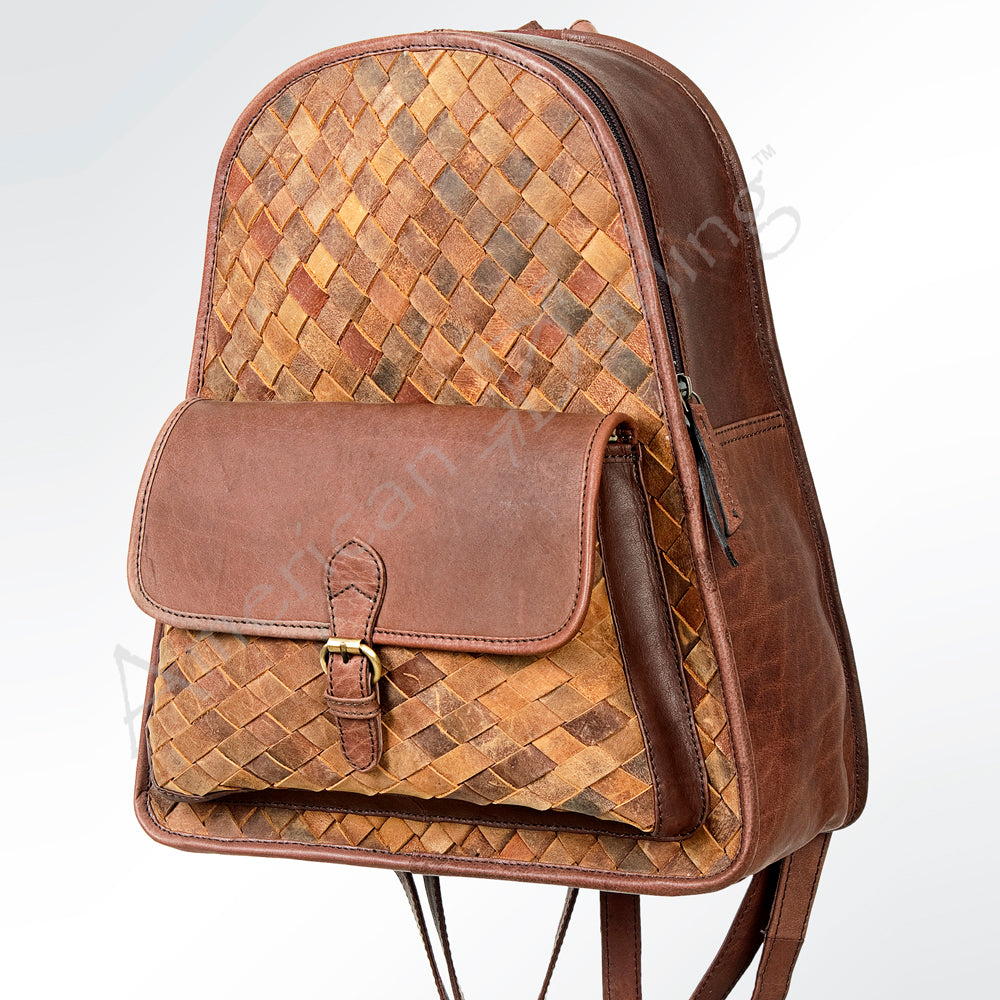 Accessorize London Women's Faux Leather Orange Ricki small backpack -  Accessorize India