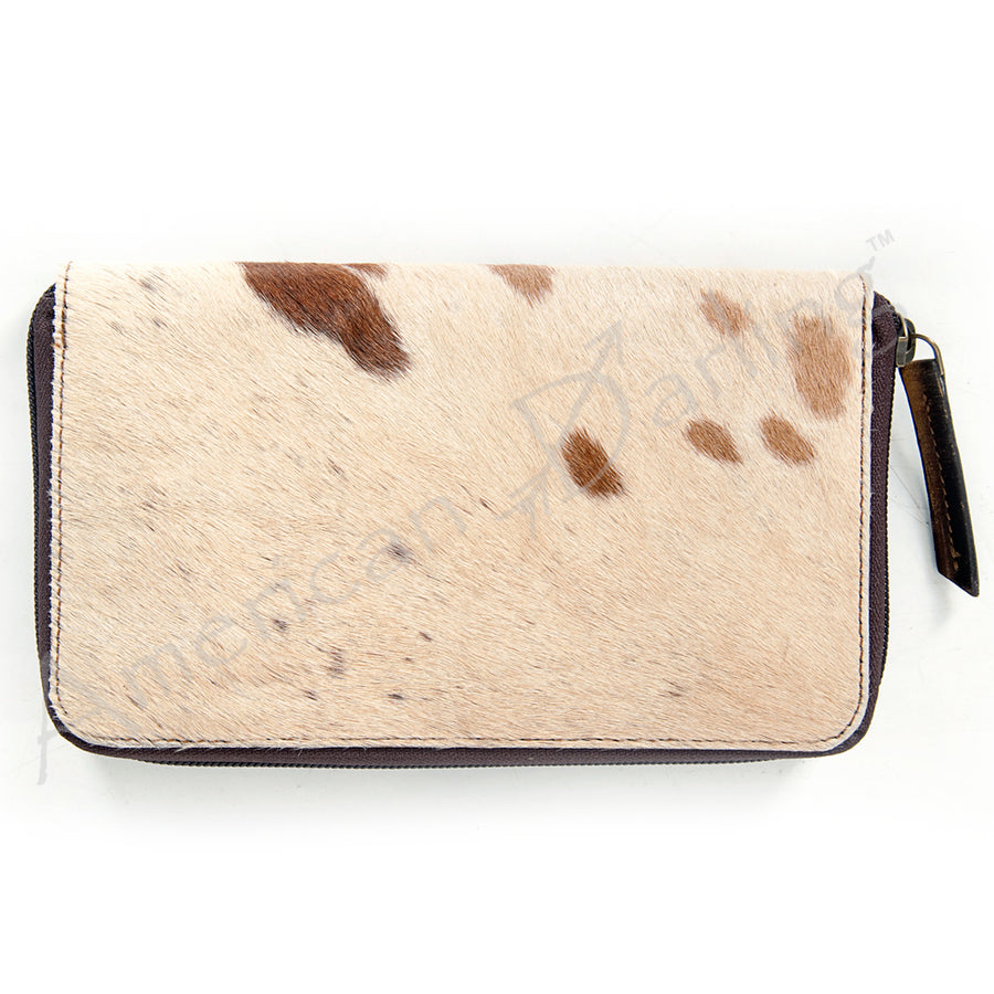 American Darling Western Hair-On Cowhide Leather Organiser Wallet - Uhorse