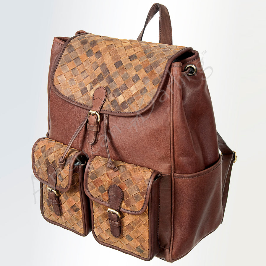 American Darling Backpack Full Grain Genuine Leather Western Women Bag | for Laptop School Purse Travel - Uhorse