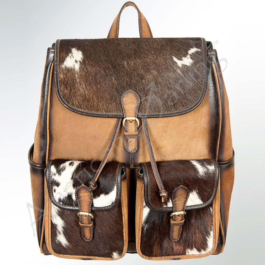 American Darling Backpack Hair on Genuine Leather Western Women Bag | for Laptop School Purse Travel