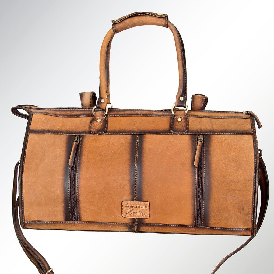 American Darling Women's Duffel Bag Western Hair On Genuine Leather Handbag and Ladies Purse