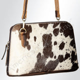 American Darling ADBGI126B Cross Body Hair On Genuine Leather Women Bag Western Handbag Purse