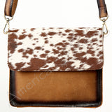 American Darling ADBGI127B Cross Body Hair On Genuine Leather Women Bag Western Handbag Purse