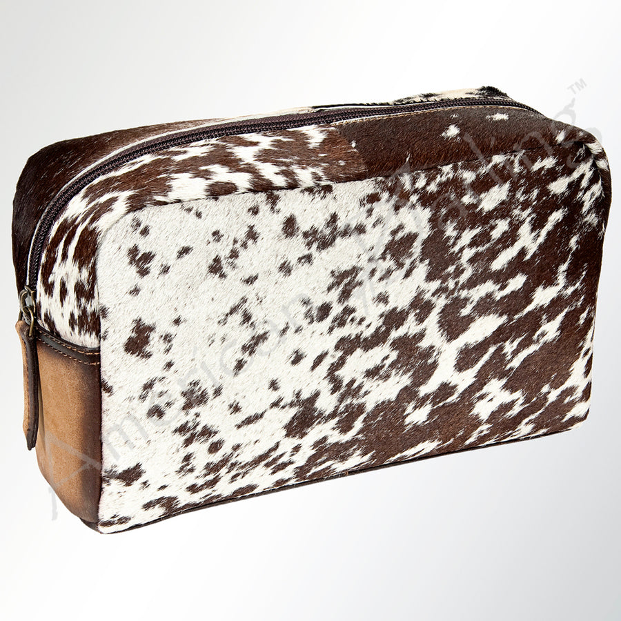 American Darling Toiletry Hair on Genuine Leather W. Women Bag | by Hilason – Cowboy and equestrian accessories