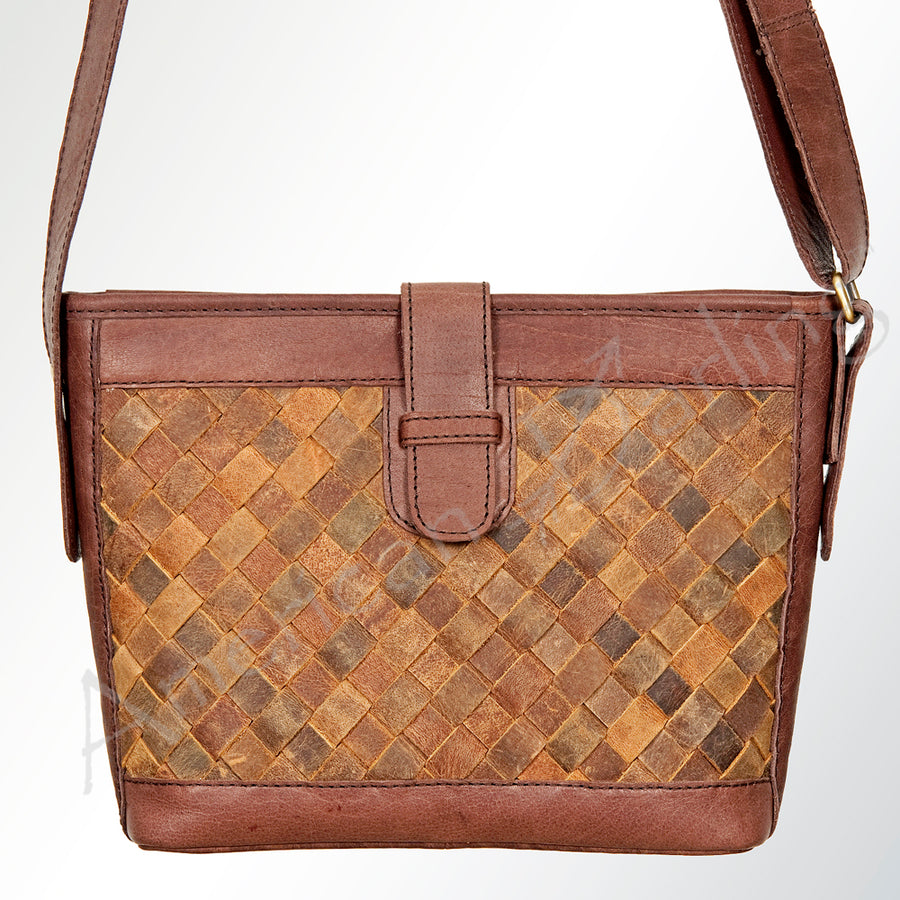 American Darling Women's Crossbody Bag Full Grain Genuine Leather Handbag and Ladies Purse