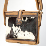 American Darling ADBGI131B Cross Body Hair On Genuine Leather Women Bag Western Handbag Purse