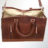 American Darling ADBGI135A Briefcase Genuine Leather Women Bag Western Handbag Purse
