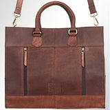 American Darling ADBGI135A Briefcase Genuine Leather Women Bag Western Handbag Purse