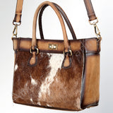 American Darling ADBGI138B Tote Hair On Genuine Leather Women Bag Western Handbag Purse