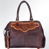 American Darling ADBGI144A Tote Hand Tooled Genuine Leather Women Bag Western Handbag Purse