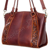 American Darling Tote Hand Tooled Genuine Leather Western Women Bag Handbag Purse | Travel Bags College Casual - Uhorse