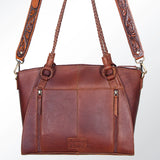 American Darling Tote Hand Tooled Genuine Leather Women Bag Western Handbag Purse