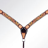 AMERICAN DARLING W. H. Headstall Breast Collar Set Leather by Hilason – Cowboy and equestrian accessories