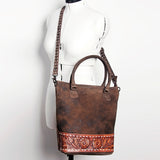 American Darling ADBGZ276 Tote Hand Tooled Genuine Leather Women Bag Western Handbag Purse