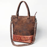 American Darling ADBGZ276 Tote Hand Tooled Genuine Leather Women Bag Western Handbag Purse