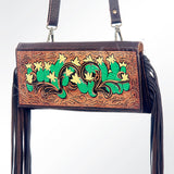 American Darling ADBGZ281 Wallet Hand Tooled Genuine Leather Women Bag Western Handbag Purse