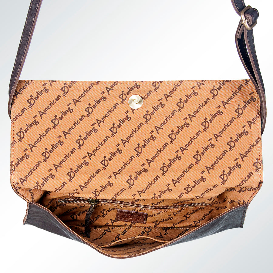 American Darling Wallet Hand Tooled Genuine Leather Women Bag Western Handbag Purse | Womens Handbags |Leather for Summer