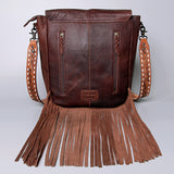 American Darling Cross Body Hand Tooled Hair On Genuine Leather Women Bag Western Handbag Purse