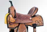 15 In COMFYTACK Western Horse Trail Barrel Racing American Leather Saddle