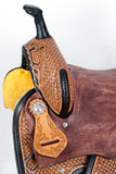 15 In COMFYTACK Western Horse Trail Barrel Racing American Leather Saddle