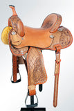 COMFYTACK Western Horse Barrel Racing Trail Pleasure American Leather Saddle