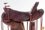 Western Horse Saddle American Leather Wade Ranch Roping Mahogany Hilason