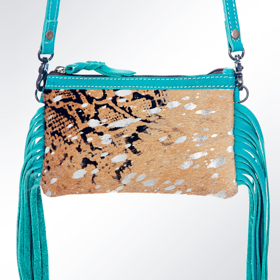 American Darling Small Crossbody Hair-On Genuine Leather Western Women Bag Handbag Purse | for Cute - Uhorse