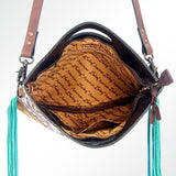 American Darling Clutch Hand Tooled Hair on Genuine Leather Western Women Bag Handbag Purse | Purses for Cute