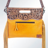 American Darling Clutch Hand Tooled Hair on Genuine Leather Western Women Bag Handbag Purse | Purses for Cute
