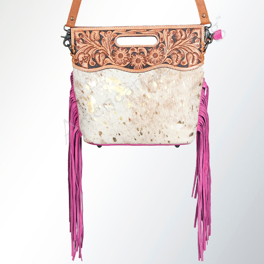American Darling Clutch Hand Tooled Saddle Blanket Fabric Genuine Leather Western Women Bag Handbag Purse | Purses for Cute