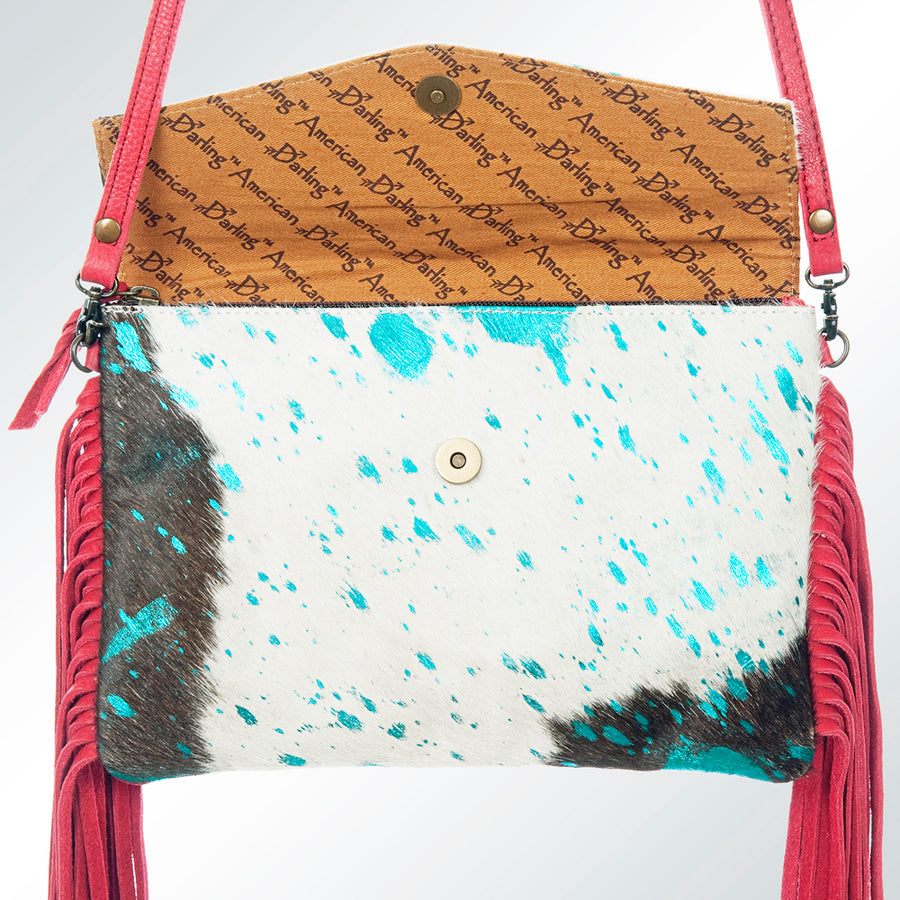 American Darling Envelope Hair-On Genuine Leather Western Women Bag Handbag Purse | for Cute