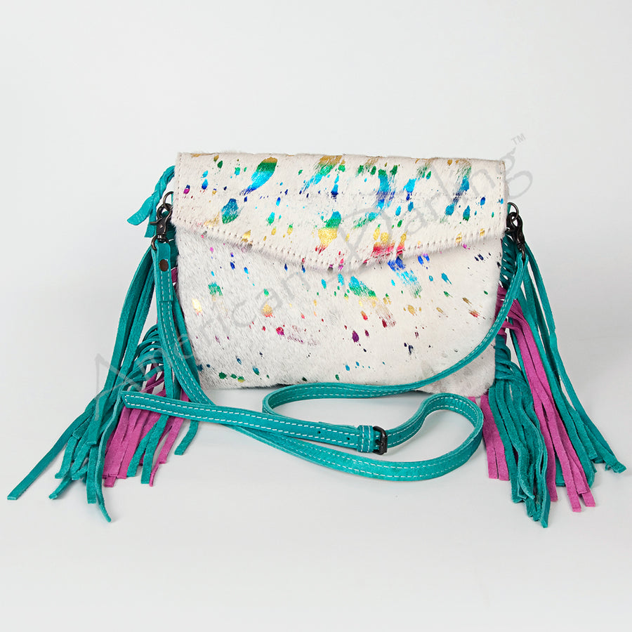 American Darling Envelope Hair-On Genuine Leather Western Women Bag Handbag Purse | for Cute