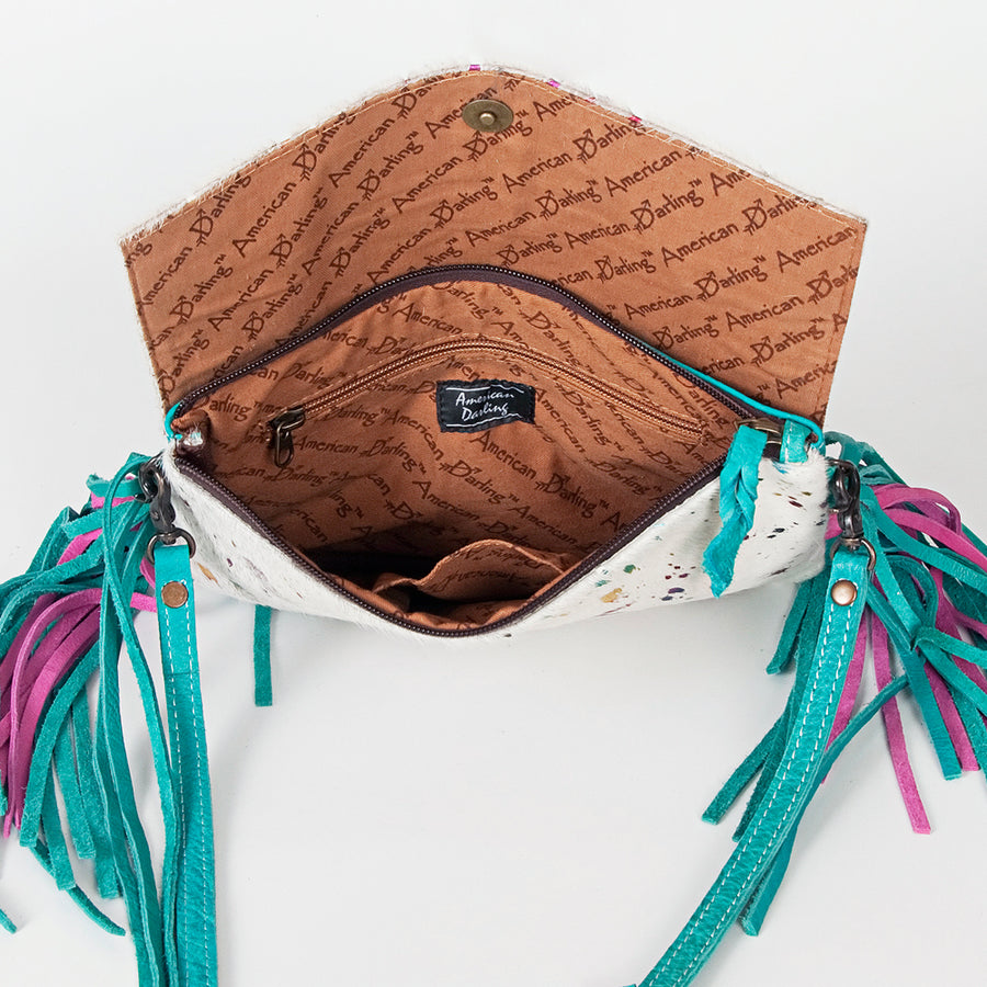 American Darling Envelope Hair-On Genuine Leather Western Women Bag Handbag Purse | for Cute