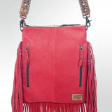 American Darling ADBGS192A Messenger Hair On Genuine Leather Women Bag Western Handbag Purse