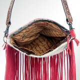 American Darling ADBGS192A Messenger Hair On Genuine Leather Women Bag Western Handbag Purse