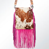 American Darling ADBGS192E Messenger Hair On Genuine Leather Women Bag Western Handbag Purse
