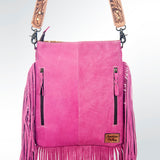 American Darling ADBGS192E Messenger Hair On Genuine Leather Women Bag Western Handbag Purse