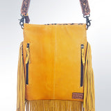 American Darling ADBGS192F Messenger Hair On Genuine Leather Women Bag Western Handbag Purse