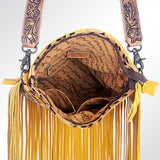 American Darling ADBGS192F Messenger Hair On Genuine Leather Women Bag Western Handbag Purse