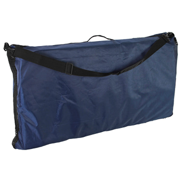 Navy nylon garment bag with black shoulder strap - Hilason