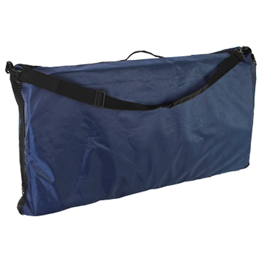 Navy nylon garment bag with black shoulder strap - Hilason