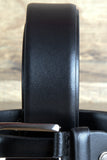 Black Leather Dress Belt 100% Pure Italian Cow Genuine Formal