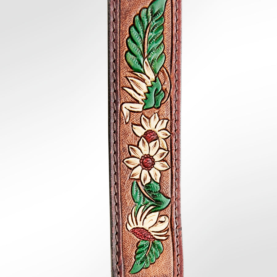 American Darling Hand Tooled Genuine Leather Crossbody Handle Strap for Bags Phone Wallet Purse Clutch