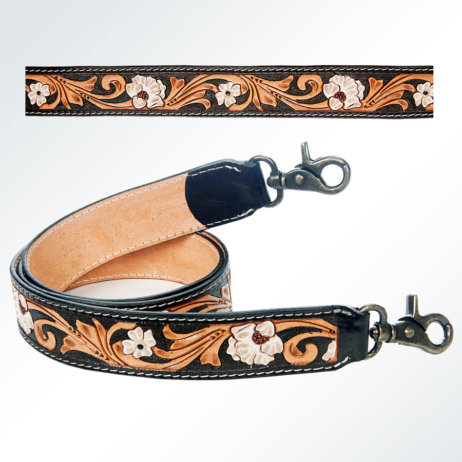 American Darling ADSTF134 Hand Tooled Genuine Leather Crossbody Handle by Hilason – Cowboy and equestrian accessories
