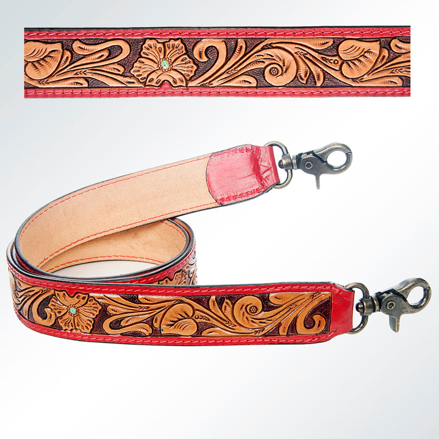 American Darling ADSTF135 Hand Tooled Genuine Leather Crossbody Handle by Hilason – Cowboy and equestrian accessories