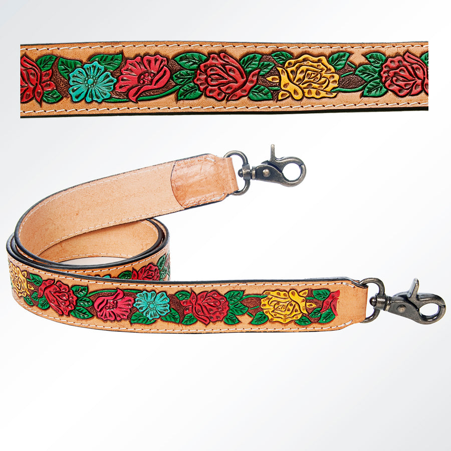 American Darling ADSTF136 Hand Tooled Genuine Leather Crossbody Handle by Hilason – Cowboy and equestrian accessories