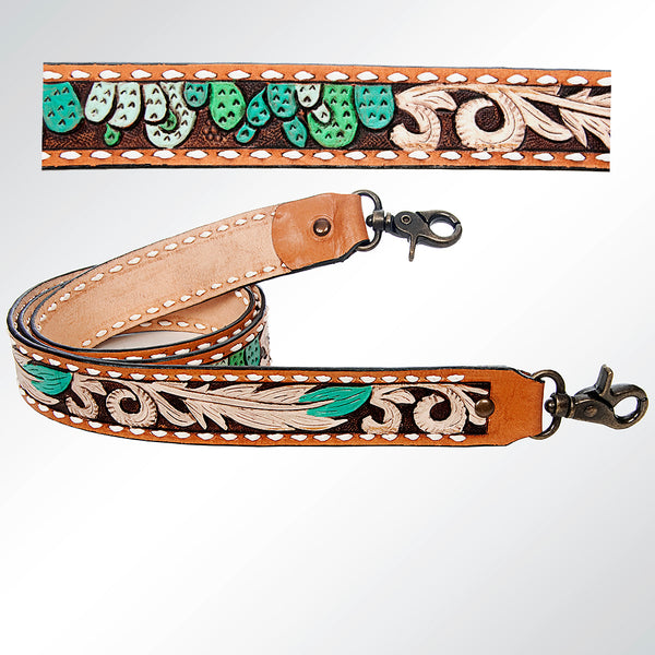 American Darling ADSTF140 Hand Tooled Genuine Leather Crossbody Handle by Hilason – Cowboy and equestrian accessories