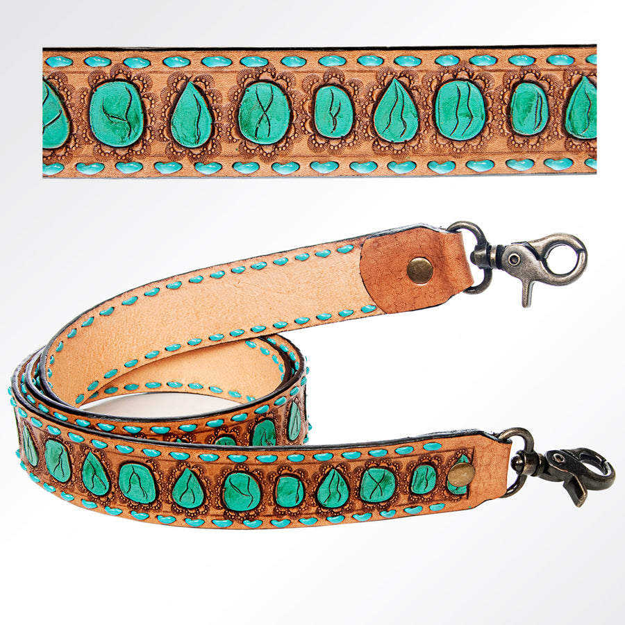American Darling ADSTF142 Hand Tooled Genuine Leather Crossbody Handle by Hilason – Cowboy and equestrian accessories