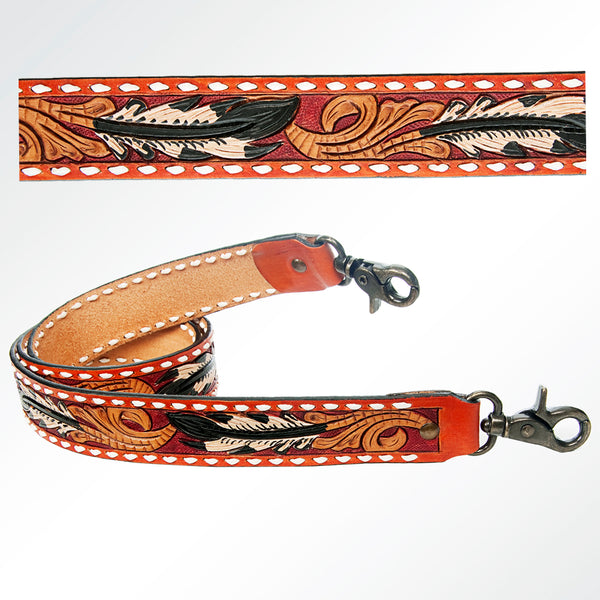 American Darling ADSTF146 Hand Tooled Genuine Leather Crossbody Handle by Hilason – Cowboy and equestrian accessories